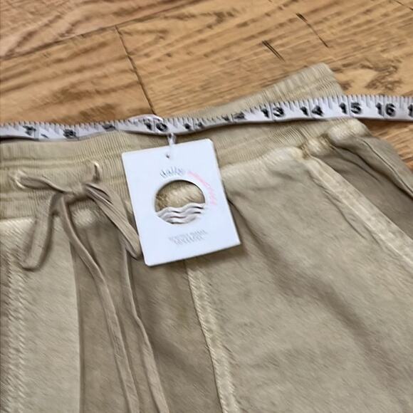 DAILY PRACTICE BY ANTHROPOLOGIE LINEN BLEND DRAWSTRING PANTS SIZE M - Picture 5 of 7